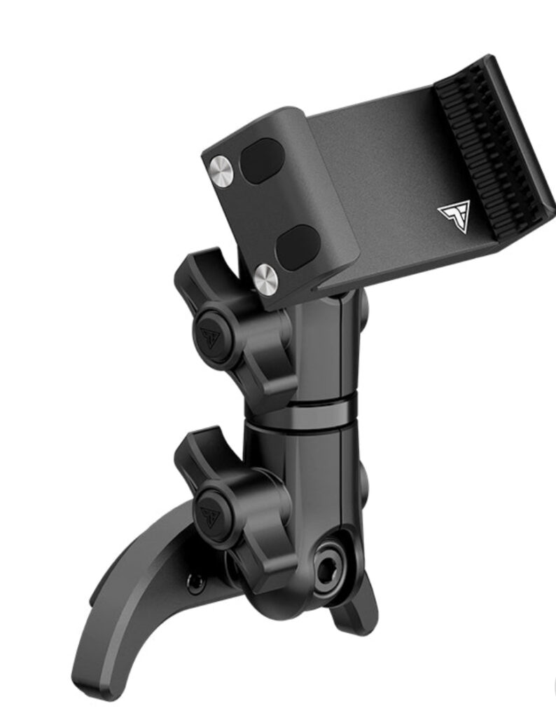 Track phone holder